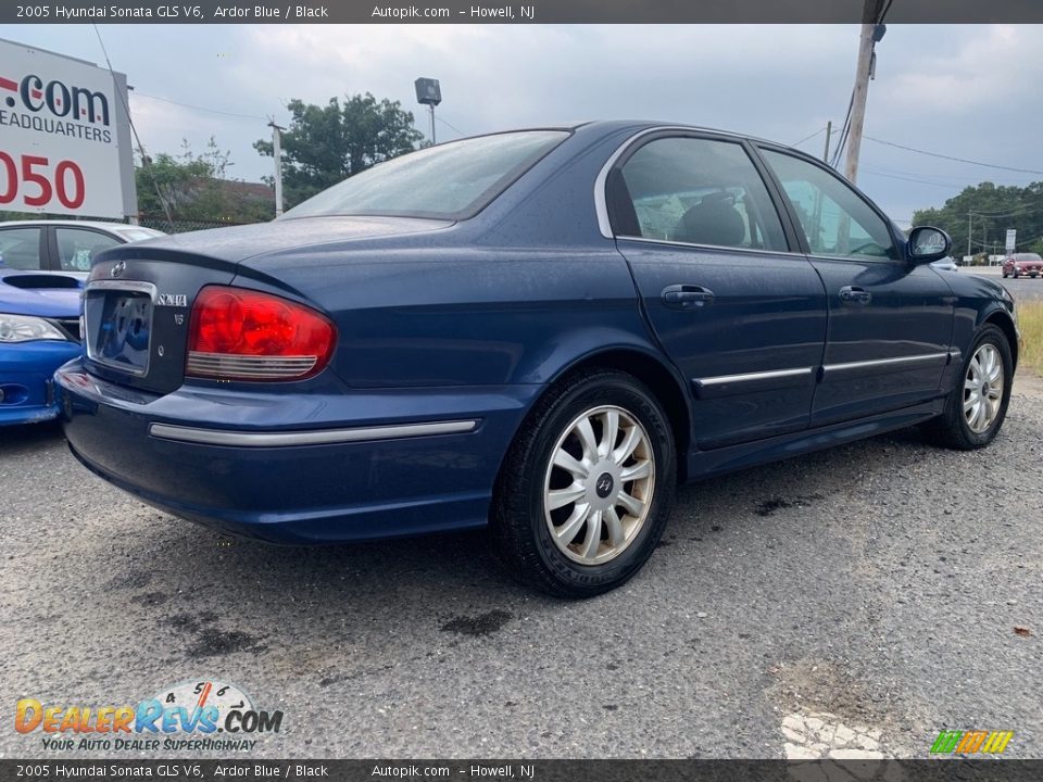 2005 Hyundai Sonata GLS V6 Ardor Blue / Black Photo #3