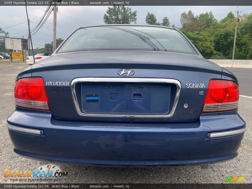 2005 Hyundai Sonata GLS V6 Ardor Blue / Black Photo #4