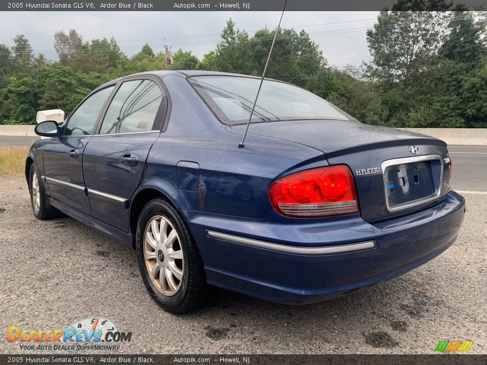 2005 Hyundai Sonata GLS V6 Ardor Blue / Black Photo #5