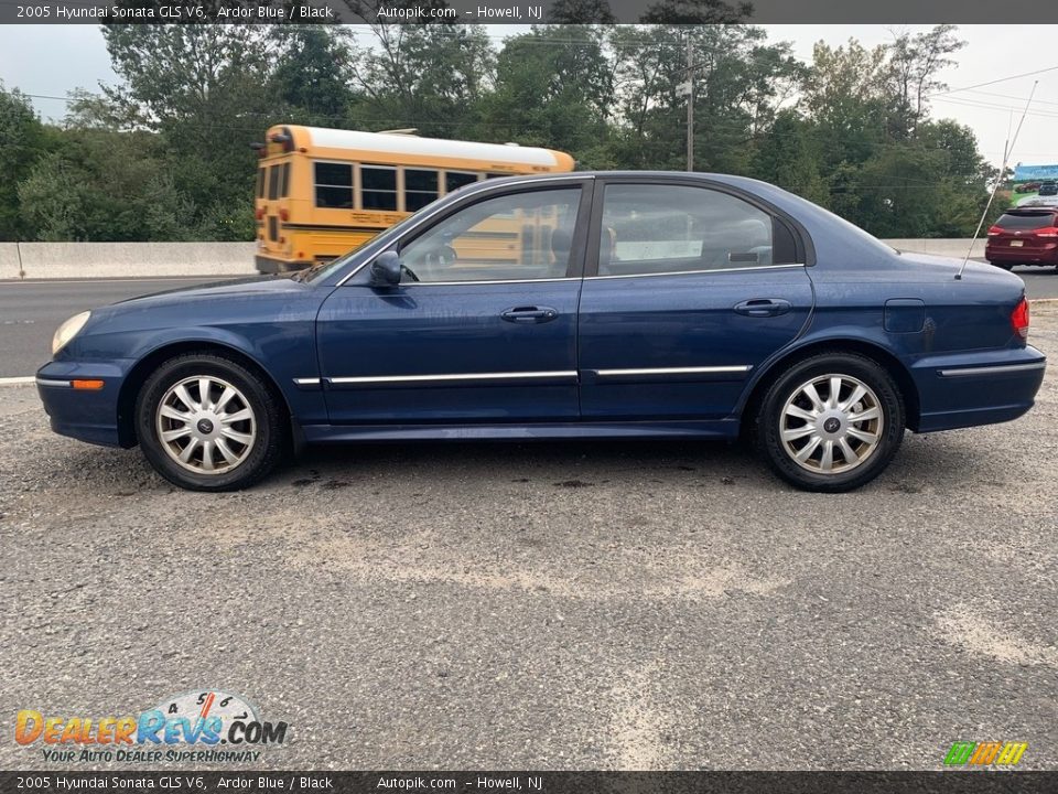 2005 Hyundai Sonata GLS V6 Ardor Blue / Black Photo #6