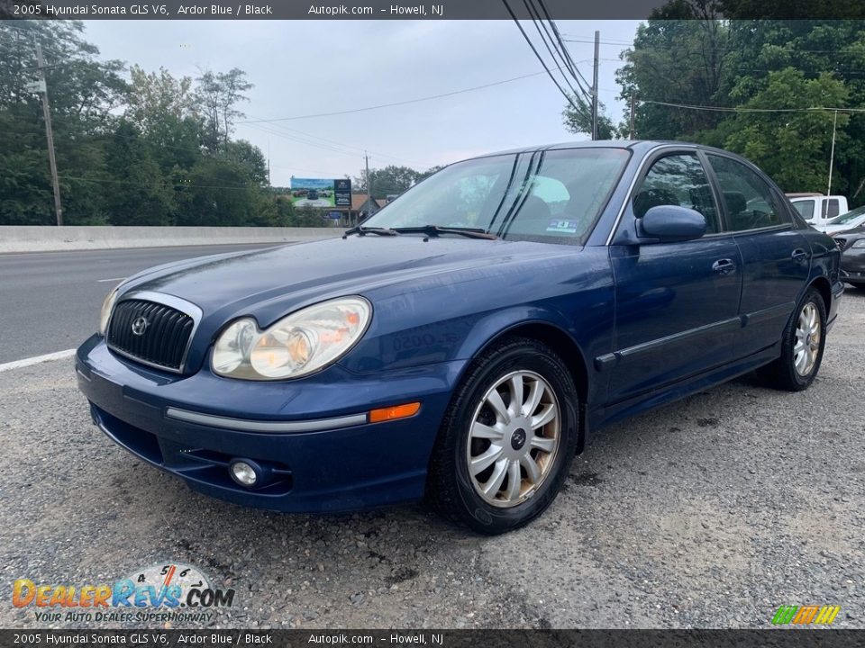 2005 Hyundai Sonata GLS V6 Ardor Blue / Black Photo #7