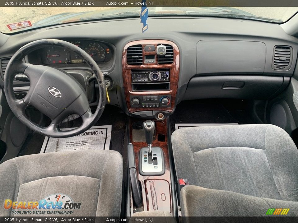 2005 Hyundai Sonata GLS V6 Ardor Blue / Black Photo #14