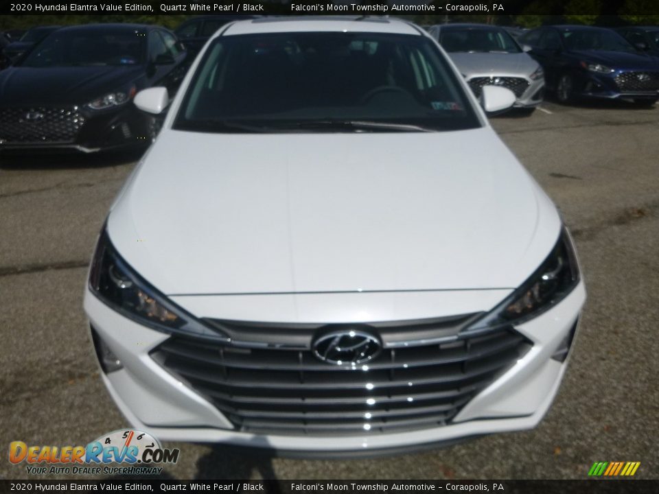 2020 Hyundai Elantra Value Edition Quartz White Pearl / Black Photo #4