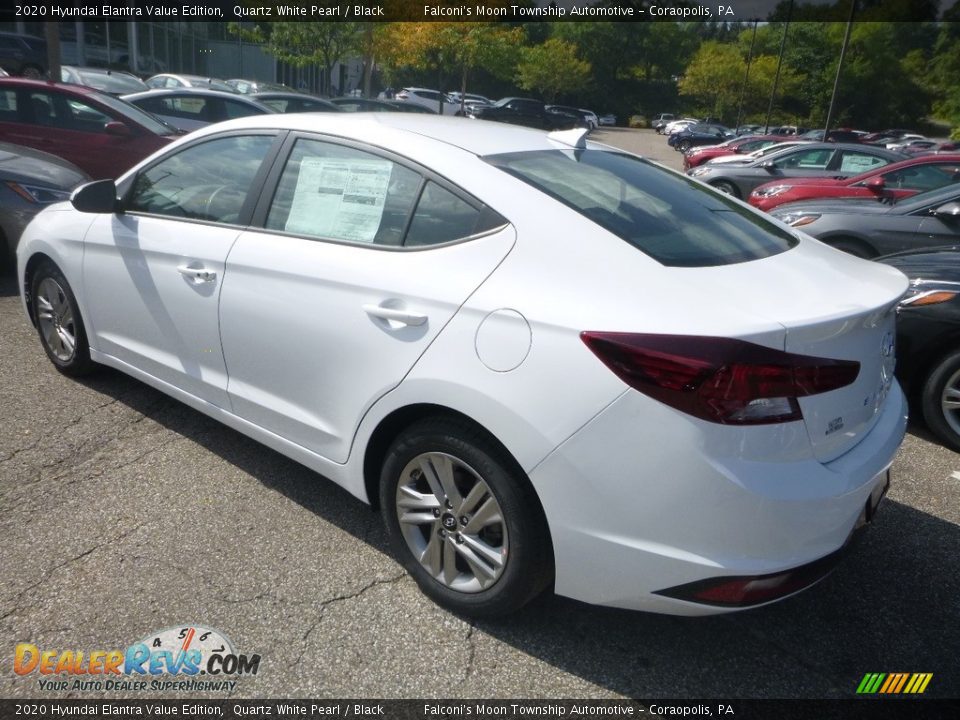 2020 Hyundai Elantra Value Edition Quartz White Pearl / Black Photo #6