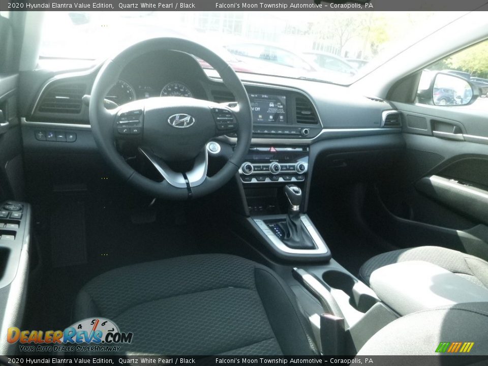 2020 Hyundai Elantra Value Edition Quartz White Pearl / Black Photo #9