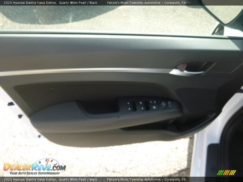 2020 Hyundai Elantra Value Edition Quartz White Pearl / Black Photo #10