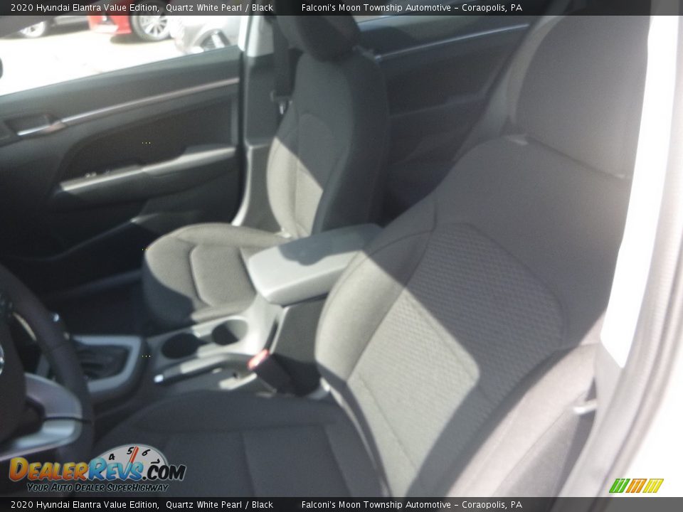 2020 Hyundai Elantra Value Edition Quartz White Pearl / Black Photo #11