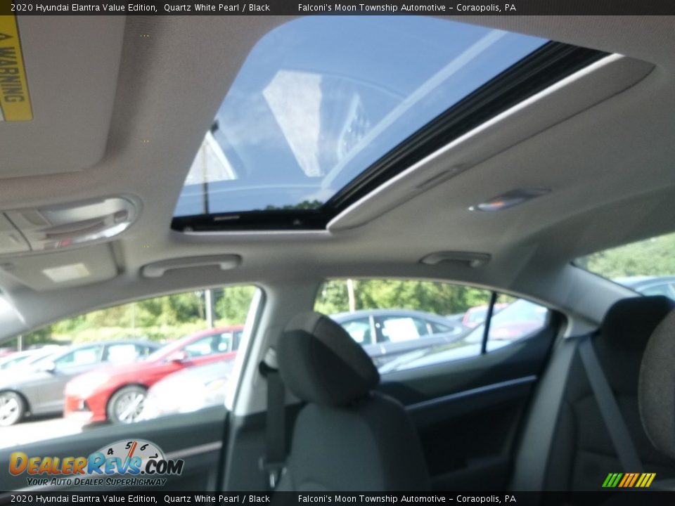 2020 Hyundai Elantra Value Edition Quartz White Pearl / Black Photo #13
