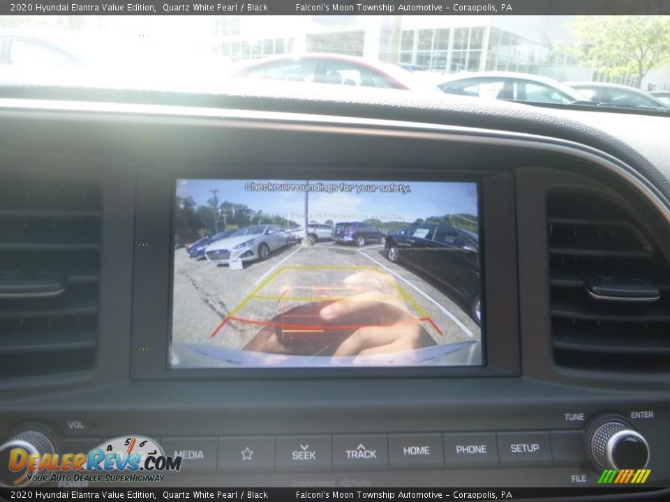 2020 Hyundai Elantra Value Edition Quartz White Pearl / Black Photo #15