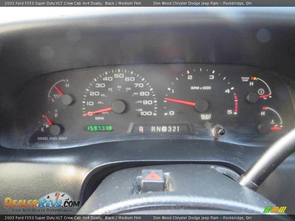 2003 Ford F350 Super Duty XLT Crew Cab 4x4 Dually Black / Medium Flint Photo #21