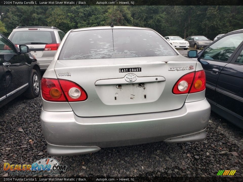 2004 Toyota Corolla S Lunar Mist Silver Metallic / Black Photo #4