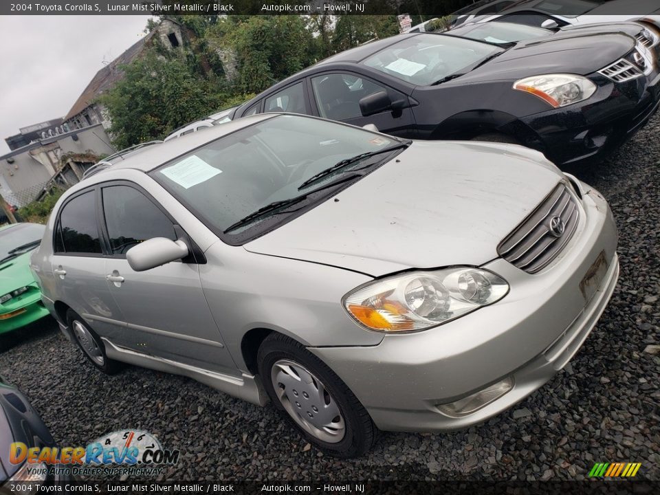 2004 Toyota Corolla S Lunar Mist Silver Metallic / Black Photo #7