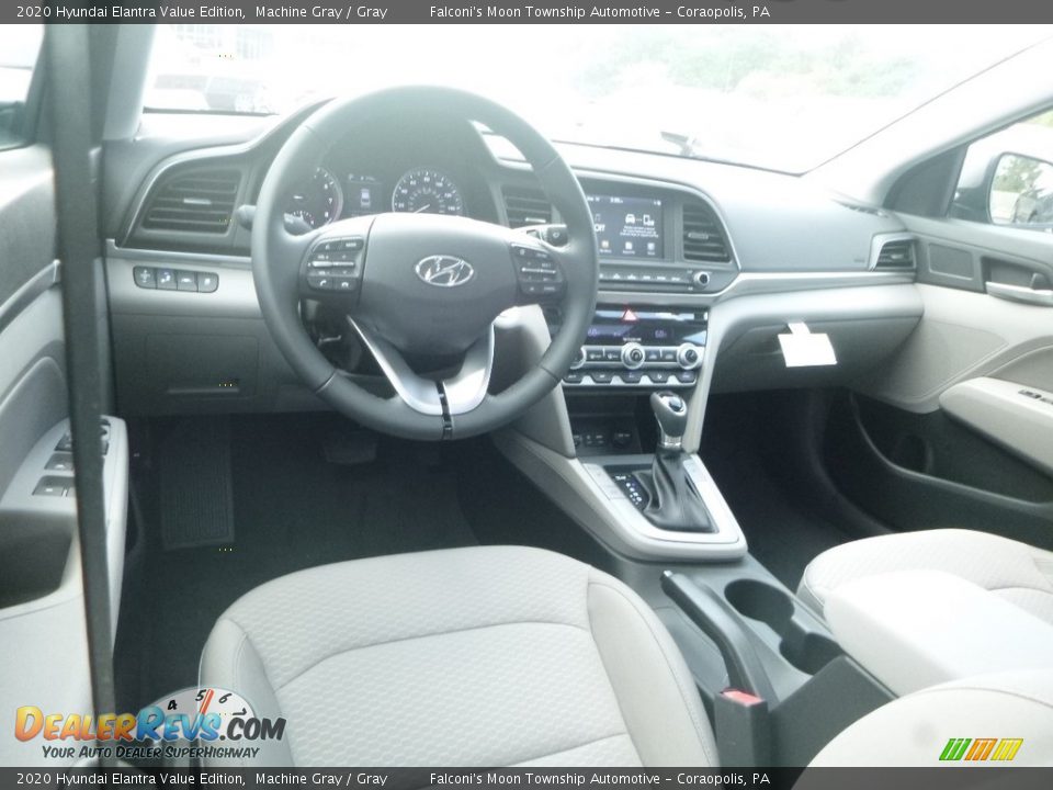 2020 Hyundai Elantra Value Edition Machine Gray / Gray Photo #9