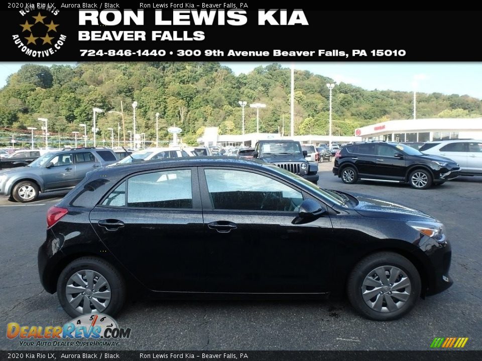 2020 Kia Rio LX Aurora Black / Black Photo #1