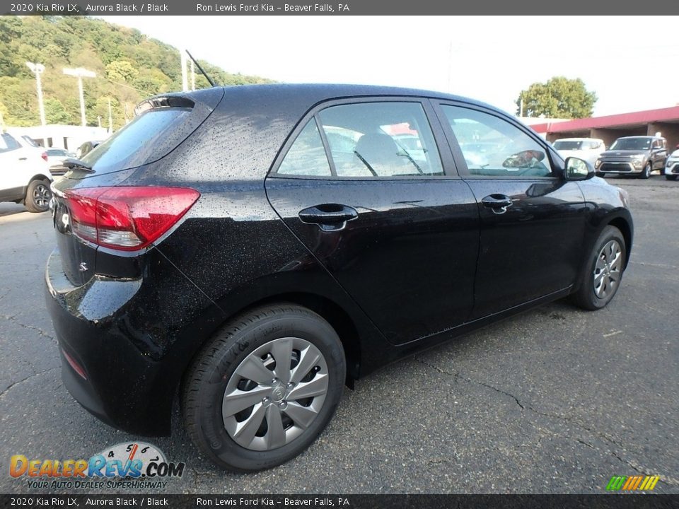 2020 Kia Rio LX Aurora Black / Black Photo #2
