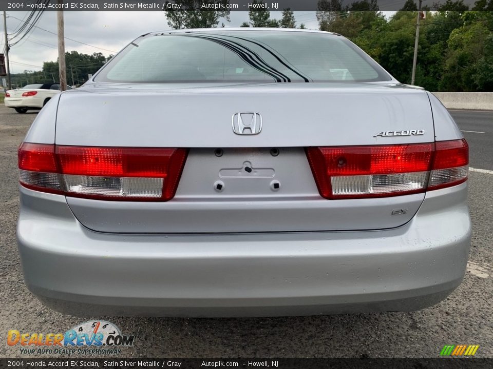 2004 Honda Accord EX Sedan Satin Silver Metallic / Gray Photo #4