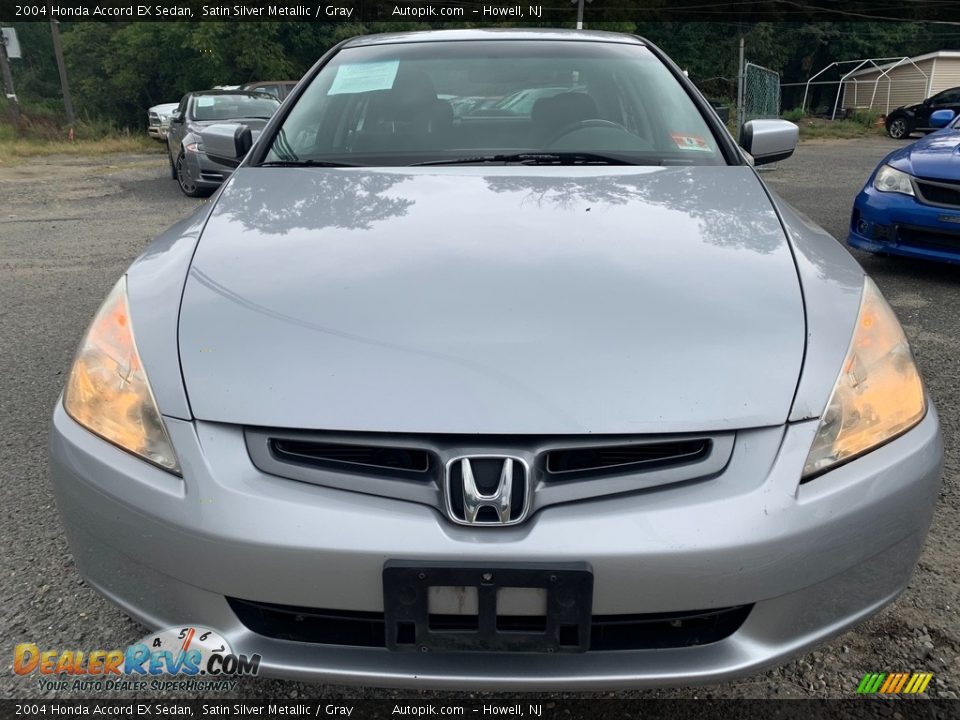 2004 Honda Accord EX Sedan Satin Silver Metallic / Gray Photo #7