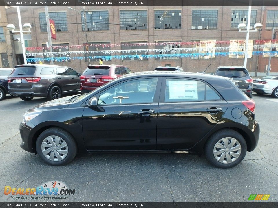 Aurora Black 2020 Kia Rio LX Photo #6
