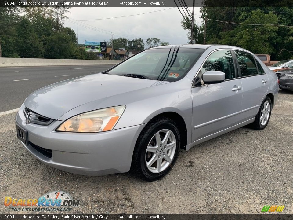 2004 Honda Accord EX Sedan Satin Silver Metallic / Gray Photo #8