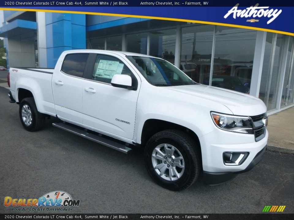 2020 Chevrolet Colorado LT Crew Cab 4x4 Summit White / Jet Black Photo #1