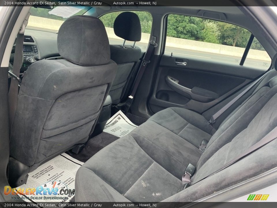 2004 Honda Accord EX Sedan Satin Silver Metallic / Gray Photo #11