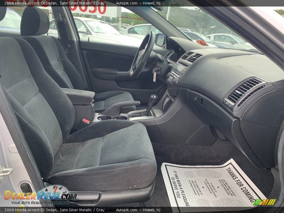 2004 Honda Accord EX Sedan Satin Silver Metallic / Gray Photo #13