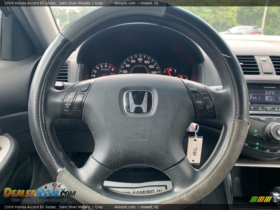 2004 Honda Accord EX Sedan Satin Silver Metallic / Gray Photo #16