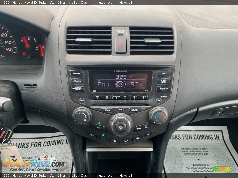 2004 Honda Accord EX Sedan Satin Silver Metallic / Gray Photo #17
