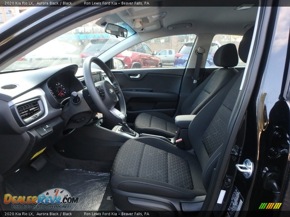 Black Interior - 2020 Kia Rio LX Photo #12