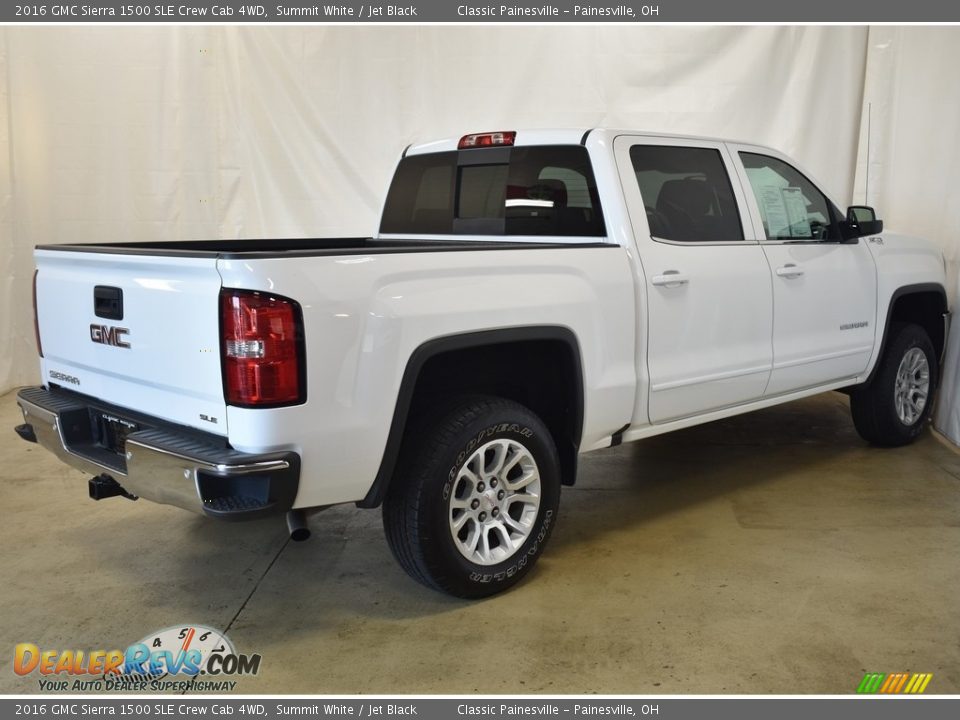 2016 GMC Sierra 1500 SLE Crew Cab 4WD Summit White / Jet Black Photo #2