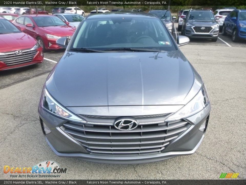 2020 Hyundai Elantra SEL Machine Gray / Black Photo #4