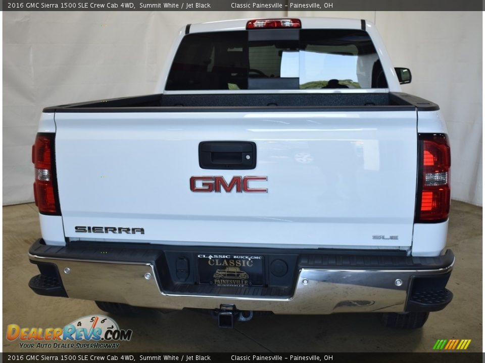 2016 GMC Sierra 1500 SLE Crew Cab 4WD Summit White / Jet Black Photo #3