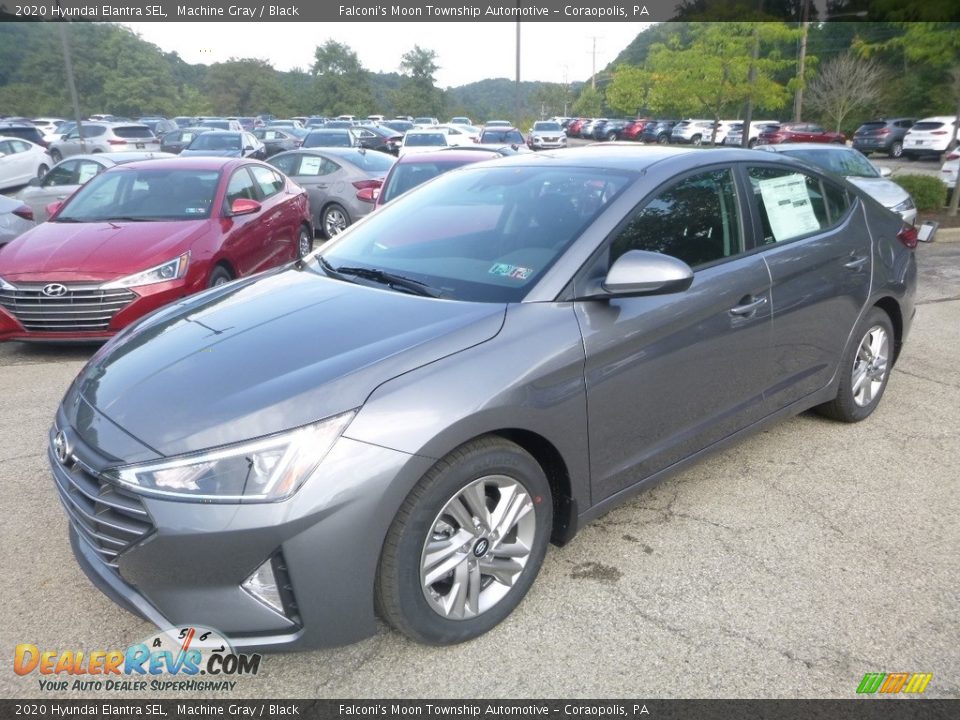 2020 Hyundai Elantra SEL Machine Gray / Black Photo #5