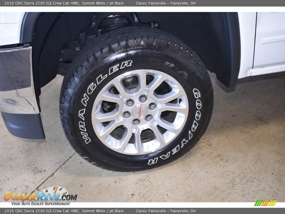 2016 GMC Sierra 1500 SLE Crew Cab 4WD Summit White / Jet Black Photo #5