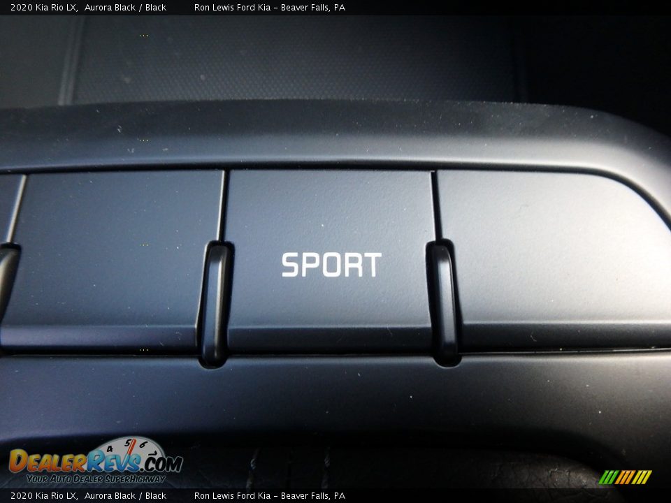 2020 Kia Rio LX Aurora Black / Black Photo #18