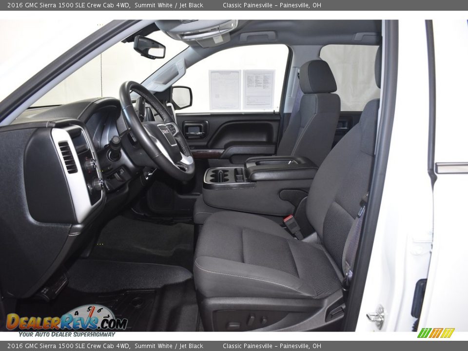 2016 GMC Sierra 1500 SLE Crew Cab 4WD Summit White / Jet Black Photo #7
