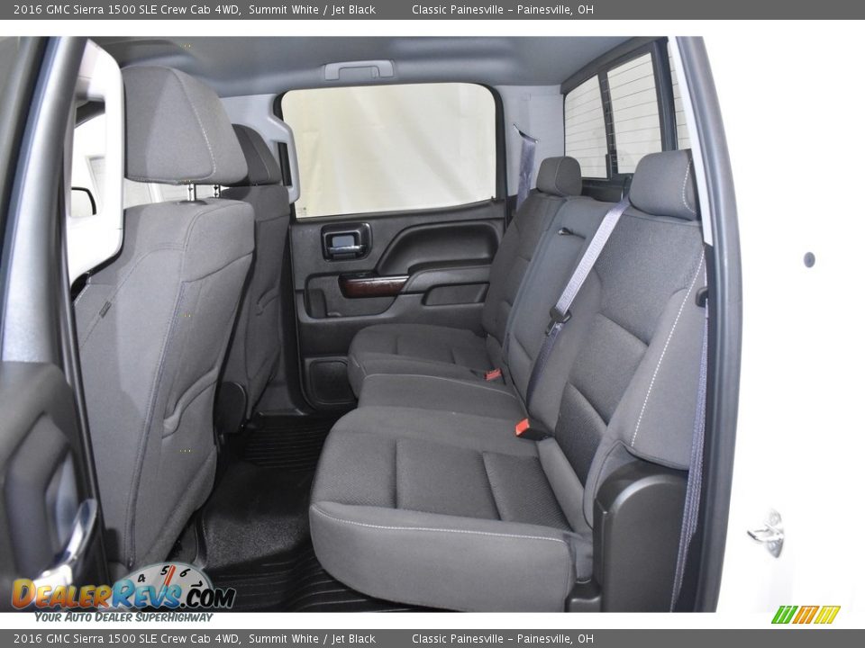 2016 GMC Sierra 1500 SLE Crew Cab 4WD Summit White / Jet Black Photo #8