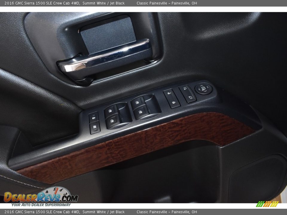 2016 GMC Sierra 1500 SLE Crew Cab 4WD Summit White / Jet Black Photo #10