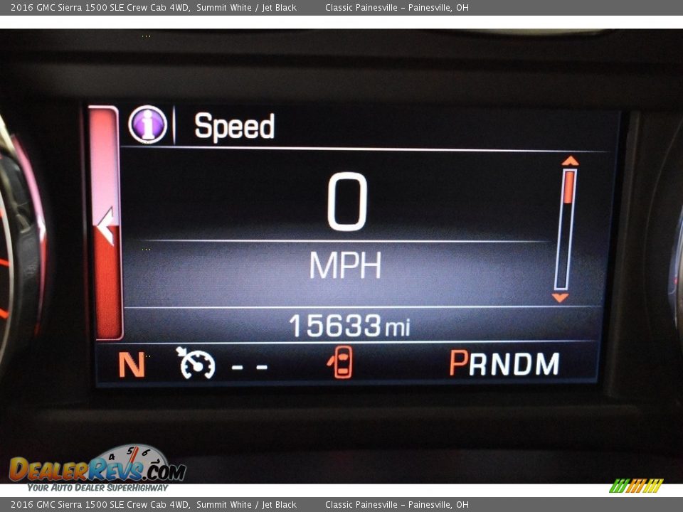 2016 GMC Sierra 1500 SLE Crew Cab 4WD Summit White / Jet Black Photo #14