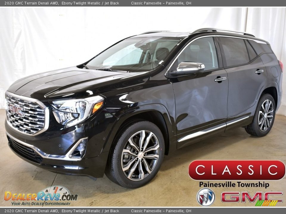 2020 GMC Terrain Denali AWD Ebony Twilight Metallic / Jet Black Photo #1