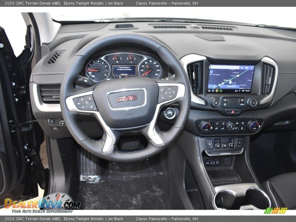 2020 GMC Terrain Denali AWD Ebony Twilight Metallic / Jet Black Photo #9