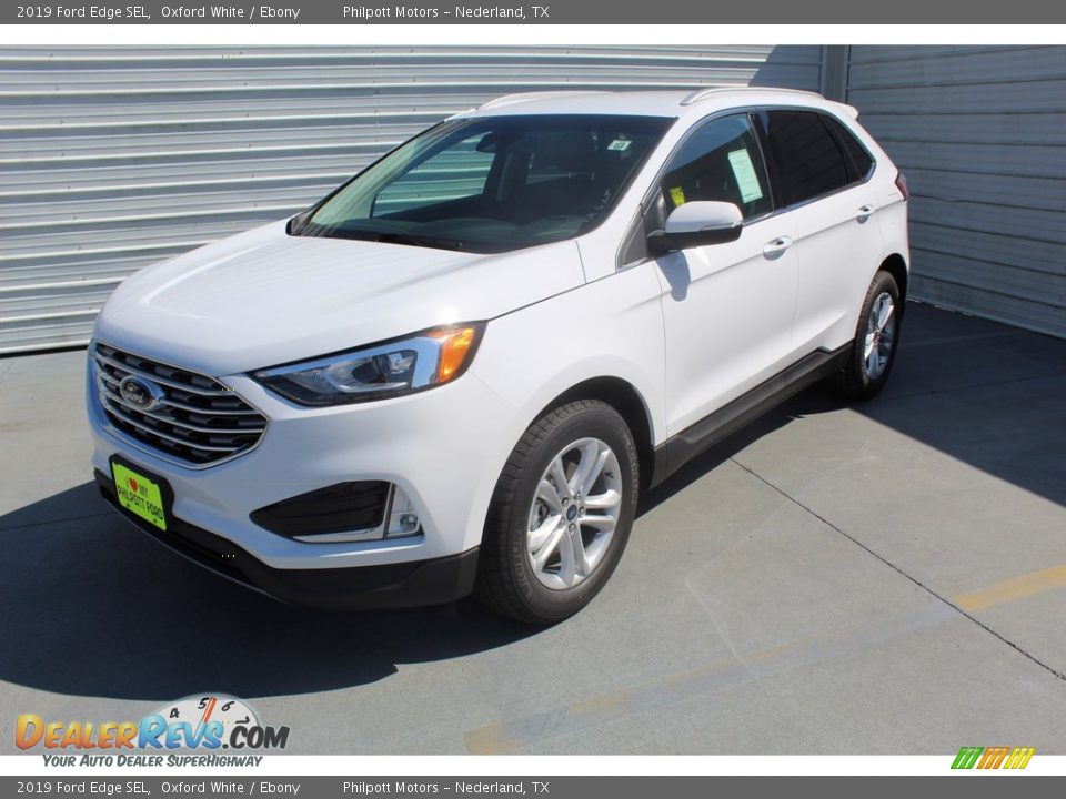 2019 Ford Edge SEL Oxford White / Ebony Photo #4