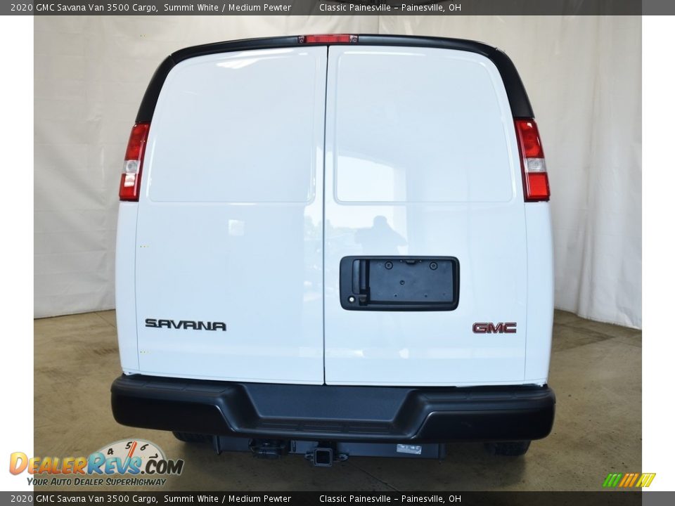 2020 GMC Savana Van 3500 Cargo Summit White / Medium Pewter Photo #3