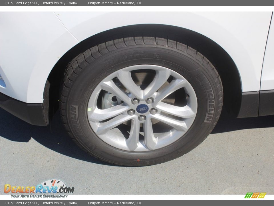2019 Ford Edge SEL Oxford White / Ebony Photo #5