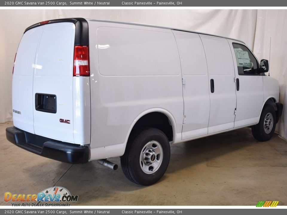 2020 GMC Savana Van 2500 Cargo Summit White / Neutral Photo #2