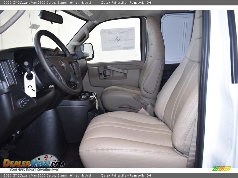 2020 GMC Savana Van 2500 Cargo Summit White / Neutral Photo #6