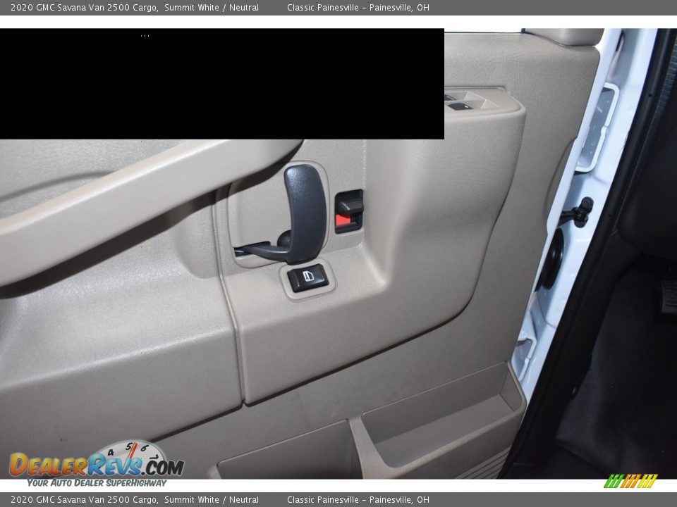 2020 GMC Savana Van 2500 Cargo Summit White / Neutral Photo #7