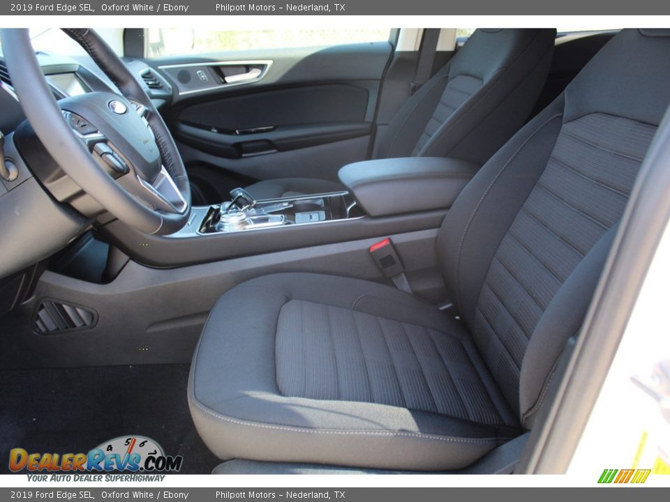 2019 Ford Edge SEL Oxford White / Ebony Photo #10