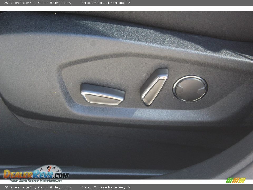 2019 Ford Edge SEL Oxford White / Ebony Photo #11