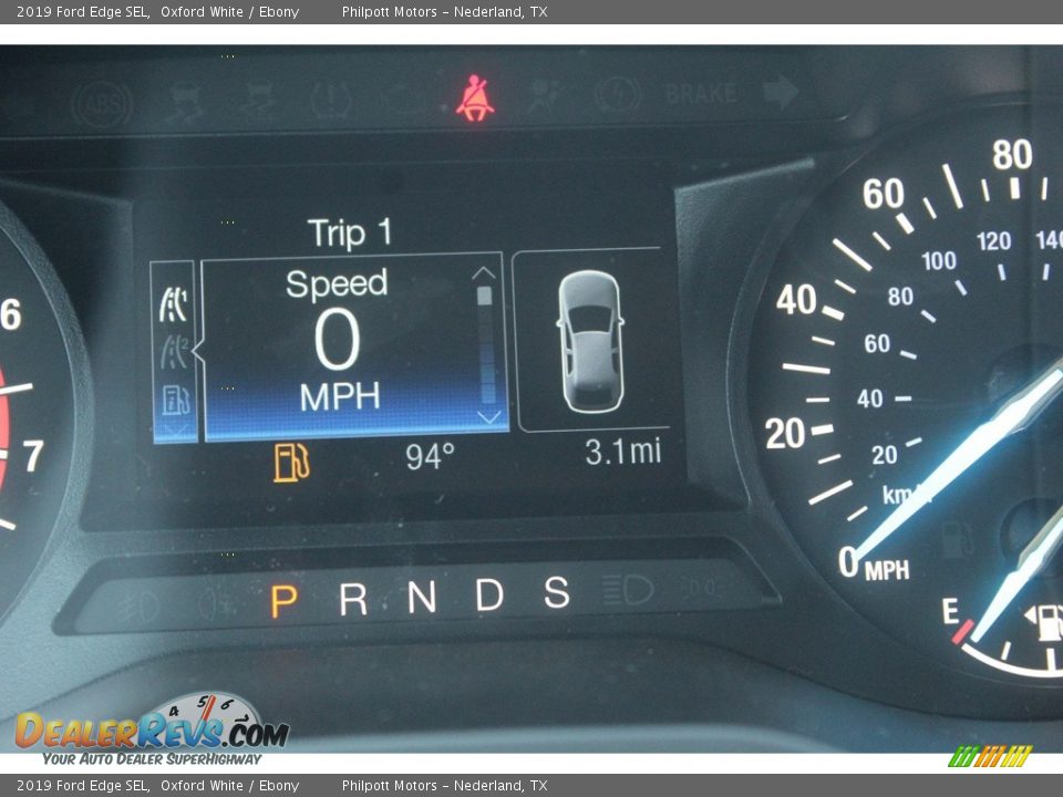 2019 Ford Edge SEL Oxford White / Ebony Photo #15